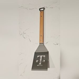 Stainless Steel and Wood Grill Spatula And Bottle Opener